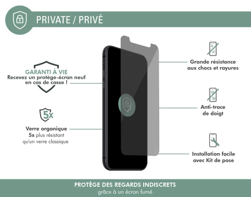 Bigben Connected FGEVOIP65PRIV protector de pantalla o trasero para teléfono móvil Apple 1 pieza(s)