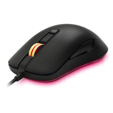 Spirit of Gamer Pro-M6 souris Jouer Ambidextre USB Type-A Optique 4000 DPI