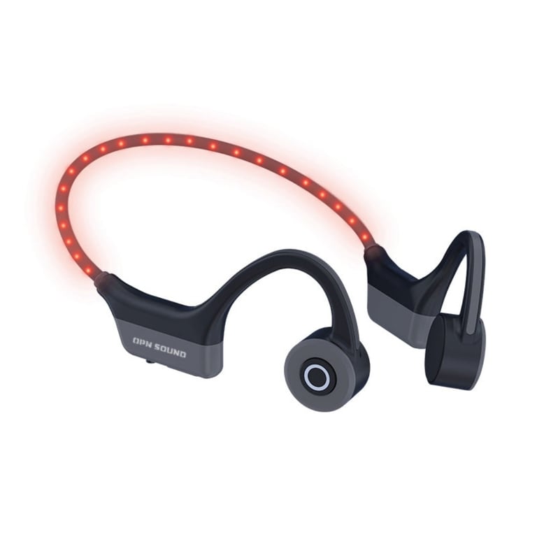 Casque Running DASHLYTE – Conduction Osseuse Bluetooth 5.3 avec LED - vue 2