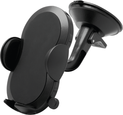 Supporto auto smartphone 2 in 1 regolabile parabrezza e ventilazione