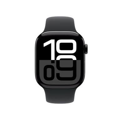 Apple Watch Series 10 GPS 42mm Nero con Cinturino in Gomma S/M