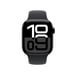 Apple Watch Series 10 GPS 42mm Nero con Cinturino in Gomma S/M