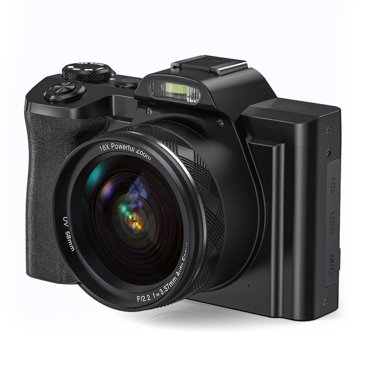 INF Appareil Photo Numérique 5k 48mp Zoom 16x Avec Autofocus Et Anti-tremblement