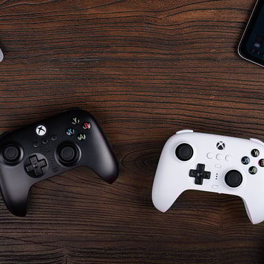 8Bitdo Ultimate 3-mode Blanco Bluetooth/USB Gamepad Analógico/Digital Android, Xbox, iOS