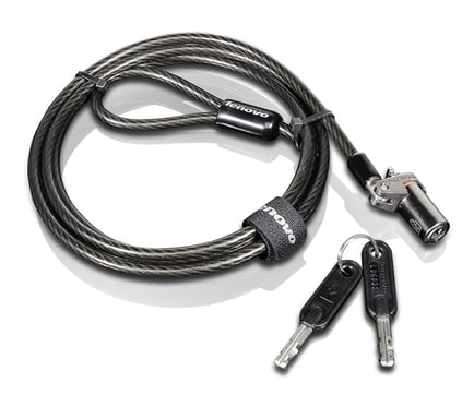 Lenovo 0B47388 cable antirrobo Negro, Carbón 1,5 m