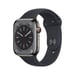 Watch Series 8 OLED 45 mm - Cassa in acciaio inossidabile grafite - GPS + Cellulare - Banda sportiva - Mezzanotte