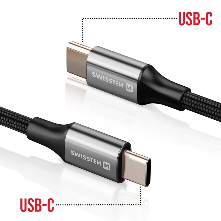 Câble USB C vers USB C Design Tressé Anti nœud Neuf - vue 9