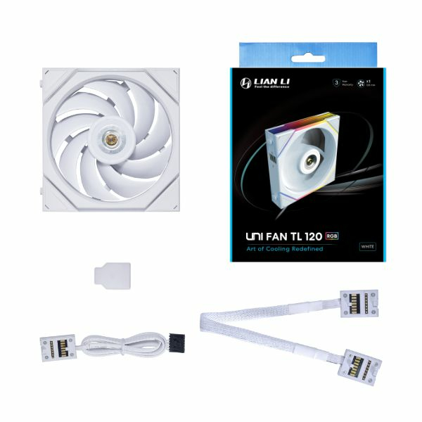 Lian Li 12TL1W système de refroidissement d'ordinateur Boitier PC Ventilateur 12 cm 1 pièce Neuf - vue 2