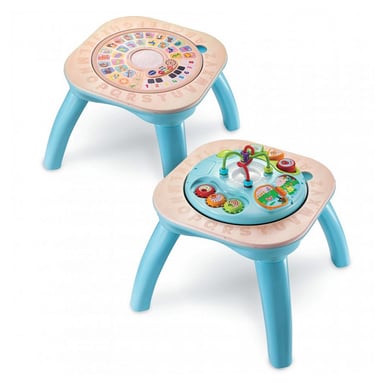 Mesa de actividades de madera con certificado FSC para niños de 9 meses a 4 años