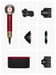 Secador de pelo Dyson Supersonic Nural Straight + Wavy 1600 W Oro, Rojo
