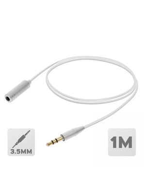 Cavo Audio Jack 3.5mm Maschio-Femmina Aux Universale 1m