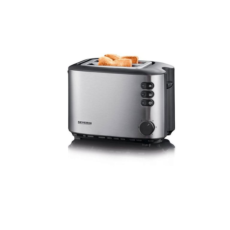 Grille-Pain Severin AT 2514 – 2 Tranches, 850W, Inox Brossé - vue 3