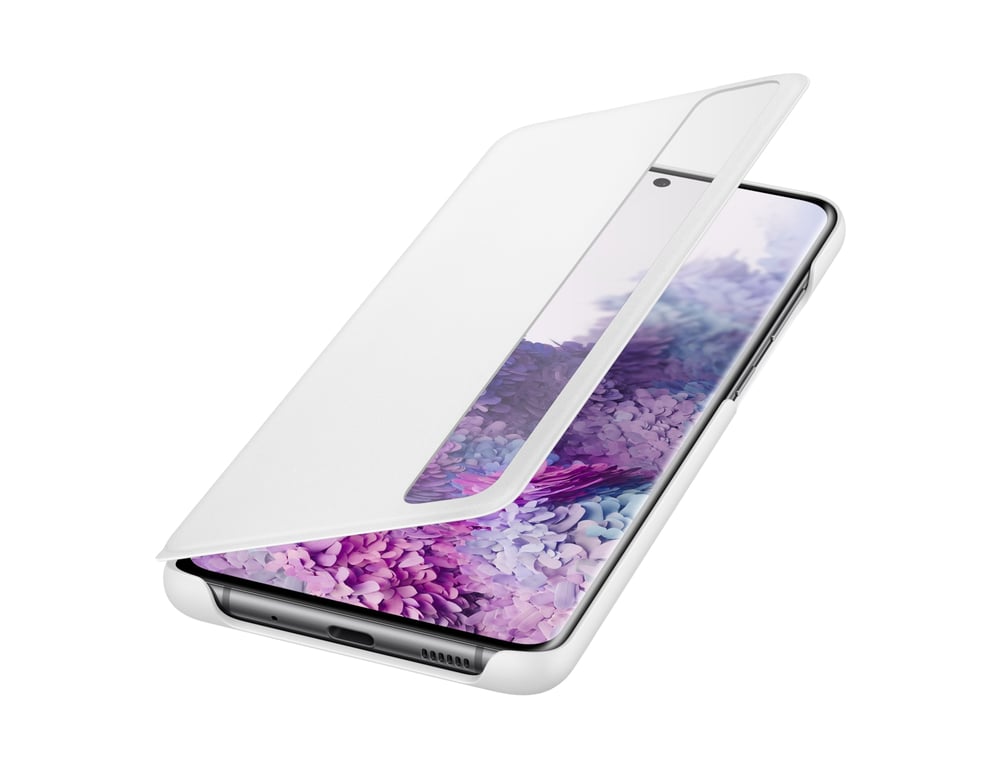 Etui Samsung Galaxy S20+ Clear View Cover - Blanc