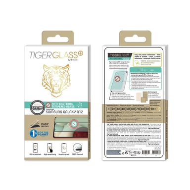 Vetro temperato antibatterico Tiger Glass Plus: Samsung Galaxy A12/A12S