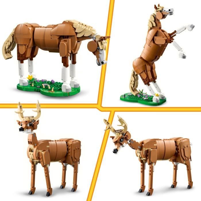 Creator 3-en-1 31166 Le Beau Cheval - Jeu de Construction  des 9 ans - Neuf