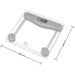 Balance électronique LITTLE BALANCE 8193 SB2 - Plateau verre trempé transparent - 160 kg / 100 g