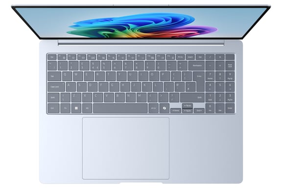 Samsung Galaxy Book4 Edge Qualcomm Snapdragon X1E-80-100 Portátil 40,6 cm (16'') Pantalla táctil WQXGA+ 16 GB LPDDR5x-SDRAM 512 GB eUFS Wi-Fi 7 (802.11be) Windows 11 Home Azul