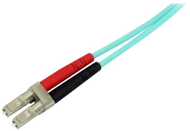 STARTECH.COM Câble a fibre optique OM4 duplex multimode LC LC - 1 m Aqua - 100 Gb - 50 / 125 - LSZH