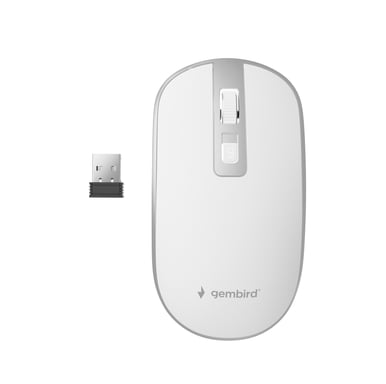 Gembird MUSW-4B-06-WS souris Bureau Ambidextre RF sans fil Optique 1600 DPI
