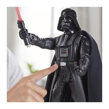 Star Wars Galactic Action Darth Vader, figura elettronica di 30 cm, giocattolo per bambini, a partire dai 4 anni di età