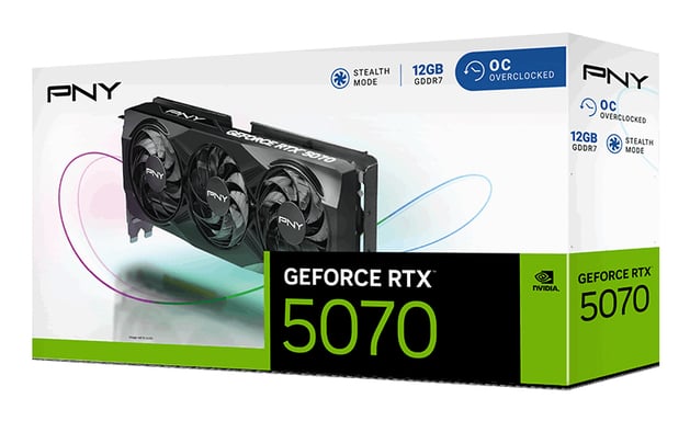 PNY GeForce RTX 5070 OC NVIDIA 12 Go GDDR7