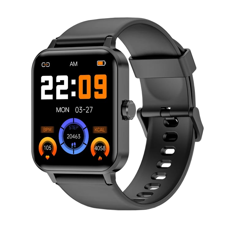 Blackview R30 smartwatche et montre de sport 4 65 cm 1.83 Numérique 240 x 284 pixels Écran tactile Neuf