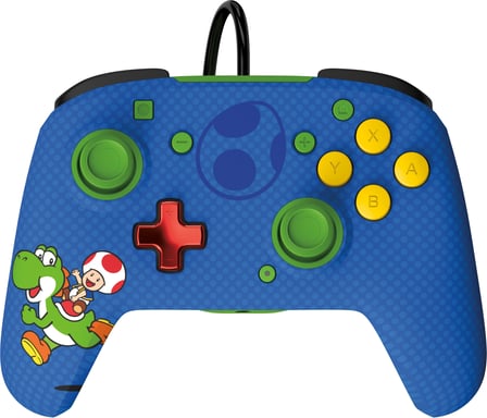 Manette de jeu Analogique/Numérique Yoshi & Toad Bleu