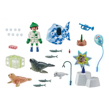 Playmobil 71448 Cuidadora con animales