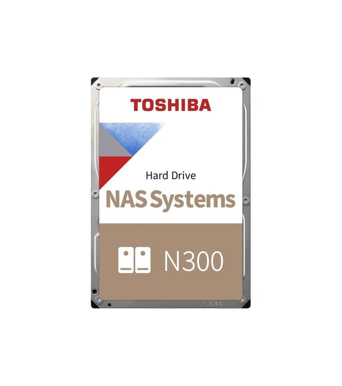 Disque Dur Interne - TOSHIBA - NAS N300 - 4To - 7200 tr/min - 3,5  (HDWG440EZSTA) - Toshiba