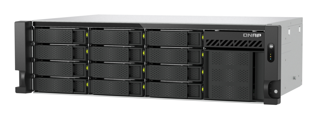 QNAP TS H1655XEU RP Serveur de stockage Rack 3 U Intel Atom® C5125 8 Go DDR4 0 To QuTS hero Neuf - vue 2