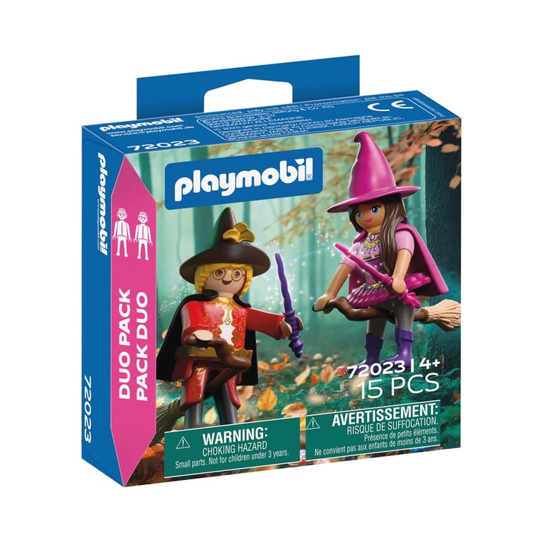 Playmobil Halloween 72023 Sorcière et sorcier Duo Pack - vue 2