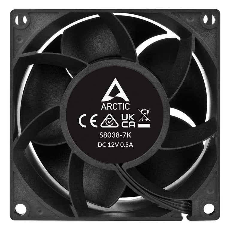 ARCTIC S8038 7K Processeur Ventilateur 8 cm 4 pièce Neuf - vue 2