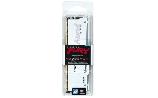 Kingston Technology FURY Beast 32 GB 6000 MT/s DDR5 CL36 DIMM White RGB EXPO