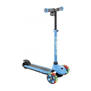 Trottinette électrique enfant GLOBBER ONE K E-MOTION 4 Plus 3 roues Bleu ciel jusqu'à 10 km/h batterie lithium