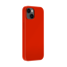 Coque antichoc en gel de silicone doux pour Apple iPhone 14, Rouge Ardent