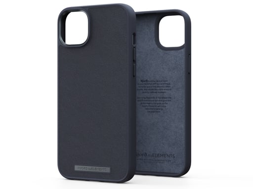 Njord byELEMENTS Genuine Leather coque de protection pour téléphones portables 17 cm (6.7'') Housse Noir