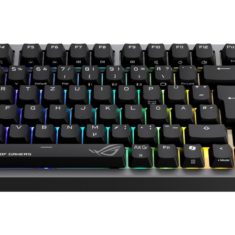 ASUS ROG Strix Morph 96 Wireless clavier Gaming USB + RF Wireless + Bluetooth QWERTY Italien - vue 2