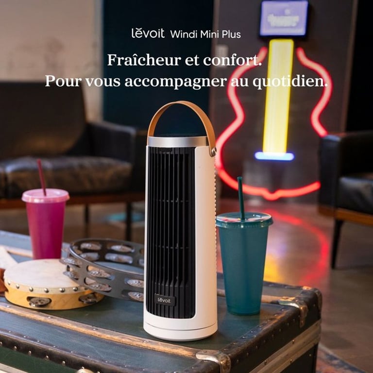 Ventilateur Colonne Levoit Windi Mini Plus Ultra Silencieux Minuterie Compact - vue 3
