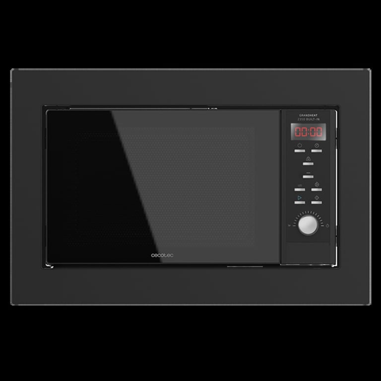 CECOTEC 01387 - Micro-ondes encastrable GrandHeat 2350 Built-In Black - Neuf