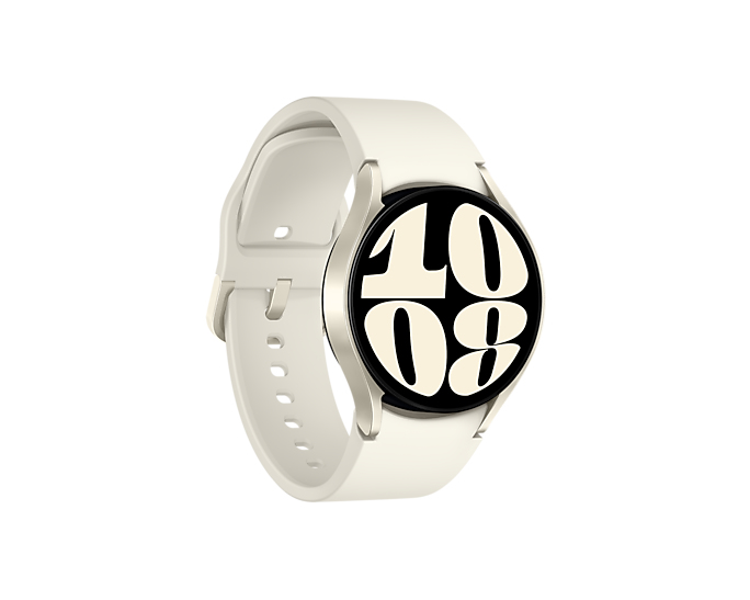 Samsung Galaxy Watch6 3 3 cm 1.3 OLED 40 mm Numérique 432 x 432 pixels Écran tactile 4G Crème Wifi GPS satellite Neuf - vue 3