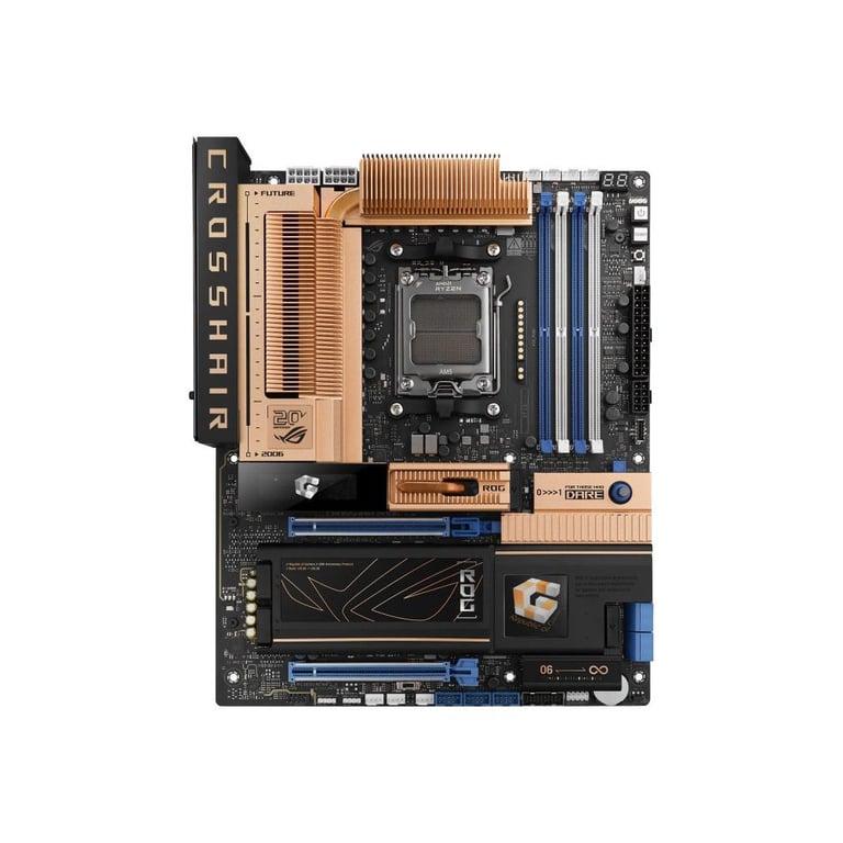 Carte mère ASUS ROG CROSSHAIR 2006 AMD X870E AM5 DDR5 ATX WiFi 7 RGB - vue 1