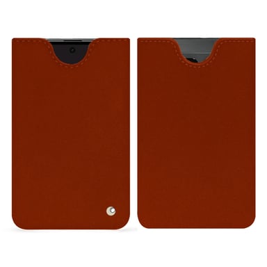 Pochette cuir Google Pixel Fold -  - Orange - Cuir vegan