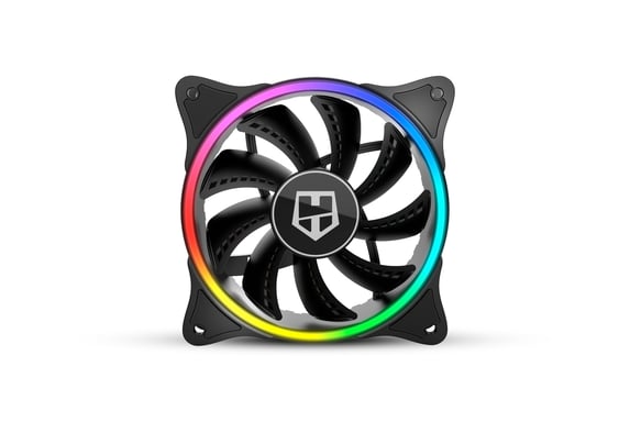 NOX NXHUMMERXFAN sistema di raffreddamento per computer PC case Fan 12 cm Nero