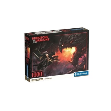 Puzzle compatto da 1000 pezzi Clementoni Dungeons and Dragons