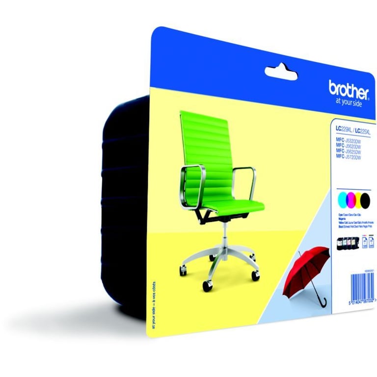 Brother LC229XLVALBP Cyan Jaune - vue 8