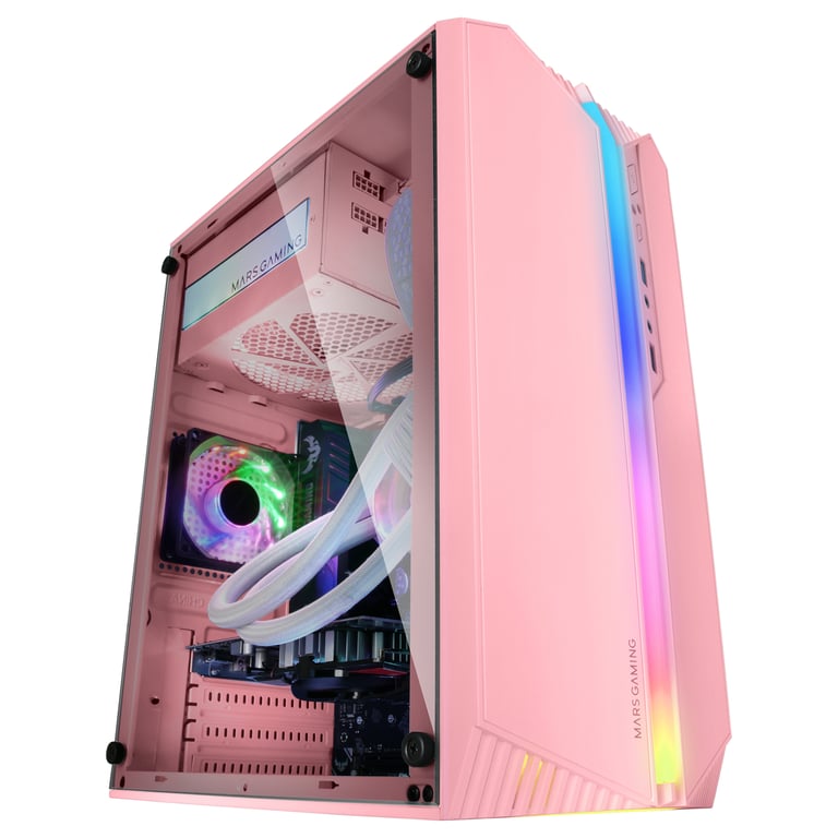 Mars Gaming MC-S1 Mini Tower Rose - Neuf