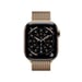 Apple Watch Series 11 GPS + Cellular 42mm Boitier en Titane Or avec Boucle Milanaise Or