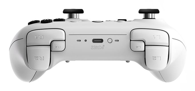 8Bitdo Ultimate 2 Bluetooth Blanco Bluetooth/RF/USB Mando de juego Analógico/Digital Nintendo Switch, Nintendo Switch 2, PC