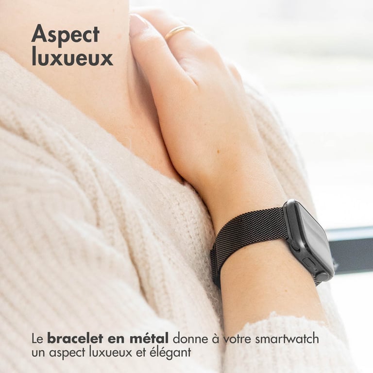 Bracelet Apple Watch 49mm Magnétique milanais - vue 9