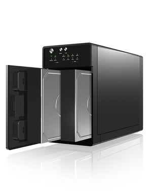 ICY BOX IB-RD3620SU3 Custodia per dischi da tavolo nera